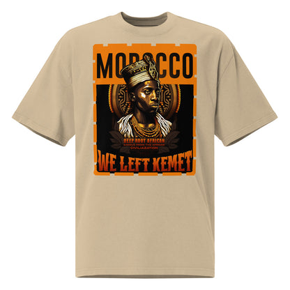 Morocco - WE LEFT KEMET - Oversized HQ T-shirt