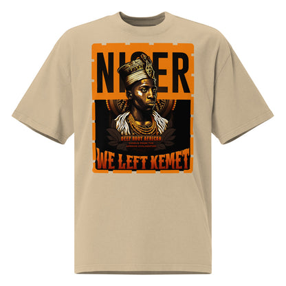 Niger - WE LEFT KEMET - Oversized HQ T-shirt