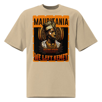 Mauritania - WE LEFT KEMET - Oversized HQ T-shirt