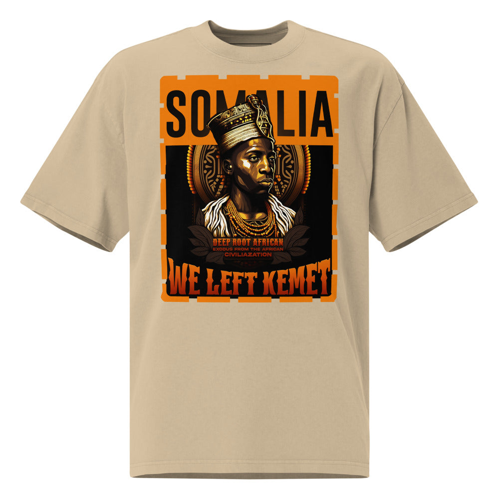 Somalia - WE LEFT KEMET - Oversized HQ T-shirt