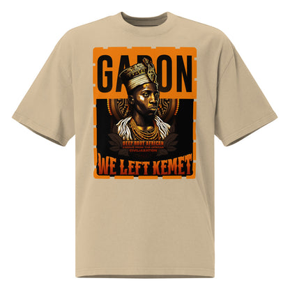 Gabon - WE LEFT KEMET - Oversized HQ T-shirt