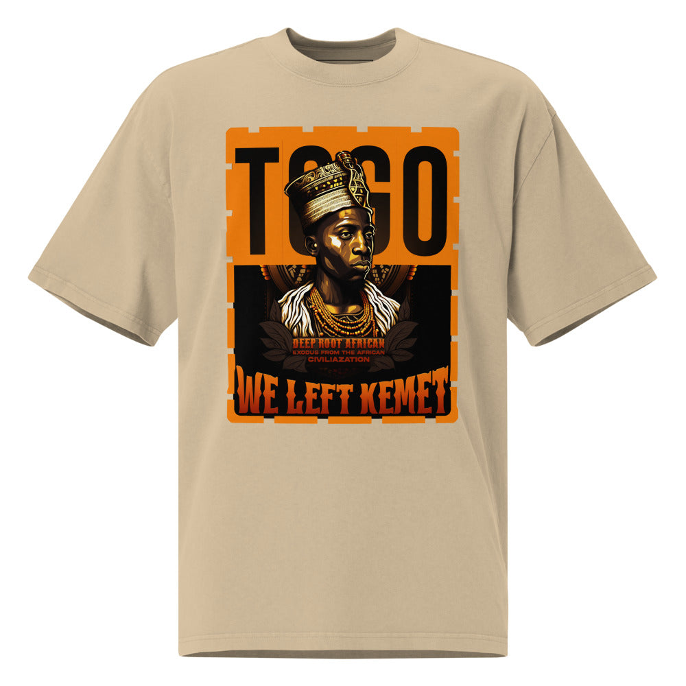 Togo - WE LEFT KEMET - Oversized HQ T-shirt