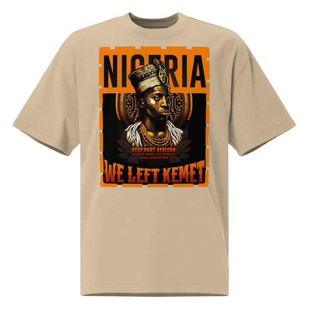 Nigeria - WE LEFT KEMET - Oversized HQ T-shirt