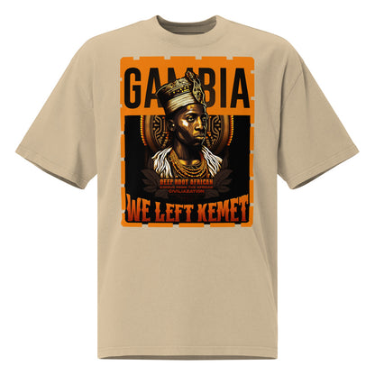 Gambia - WE LEFT KEMET - Oversized HQ T-shirt