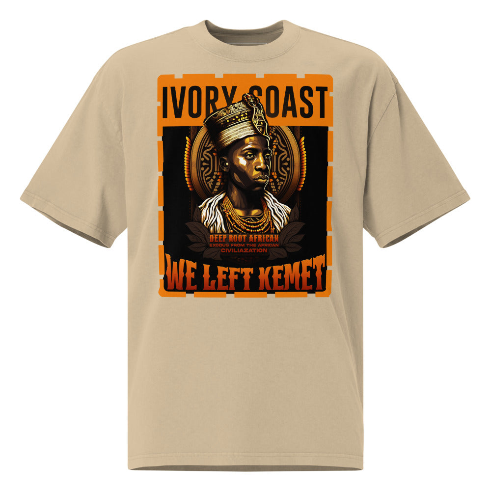 Ivory Coast - WE LEFT KEMET - Oversized HQ T-shirt