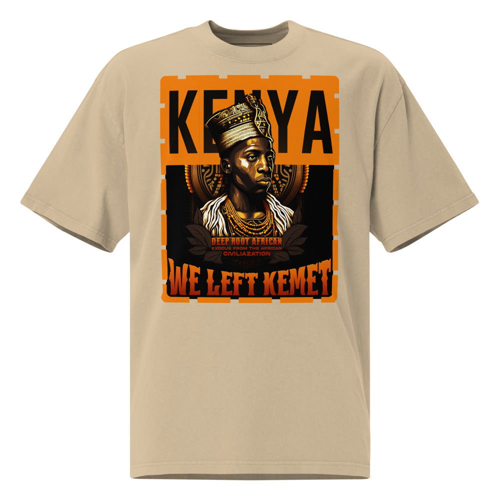 Kenya - WE LEFT KEMET - Oversized HQ T-shirt