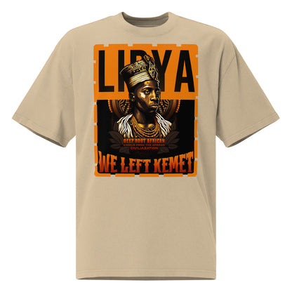 Libya - WE LEFT KEMET - Oversized HQ T-shirt