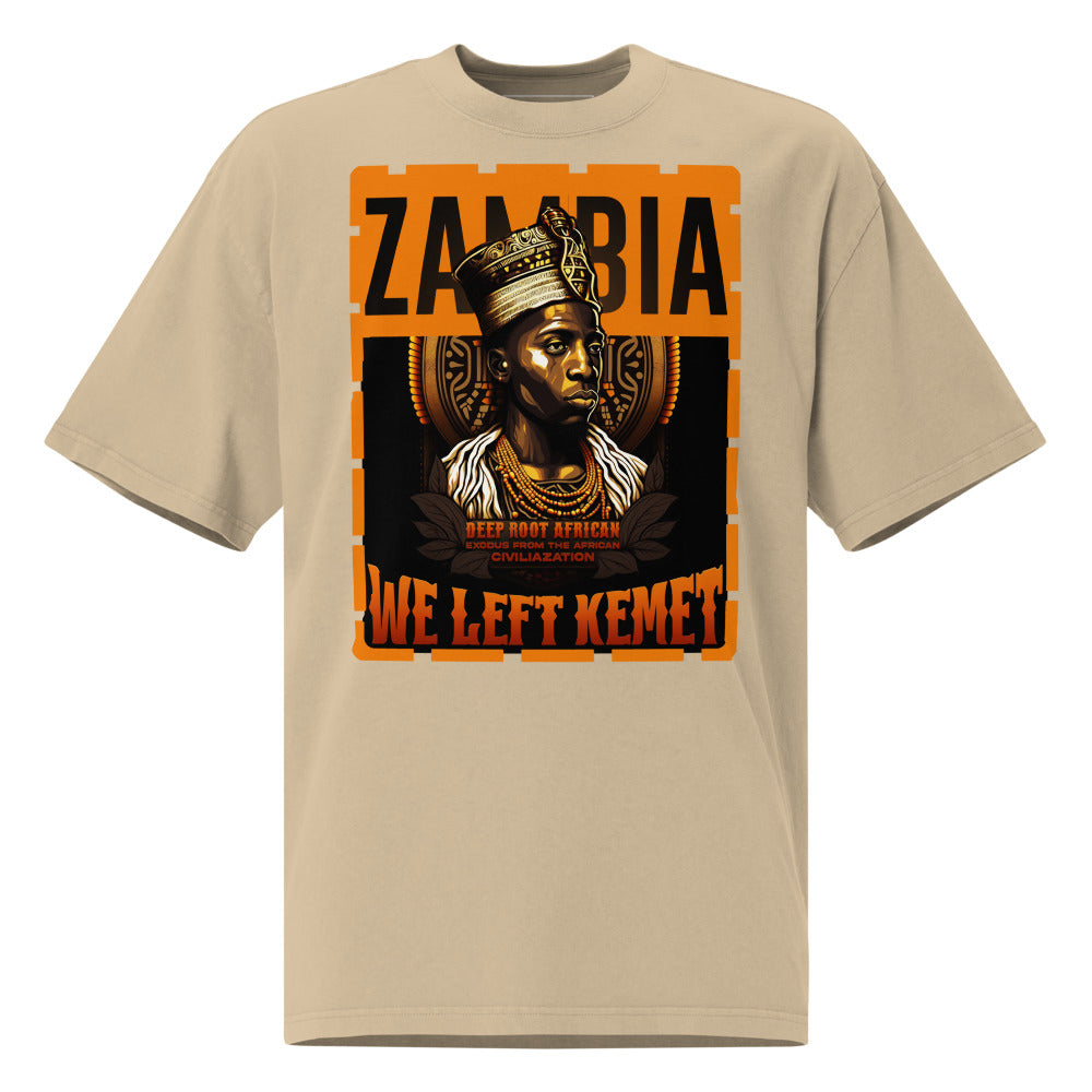 Zambia - WE LEFT KEMET - Oversized HQ T-shirt