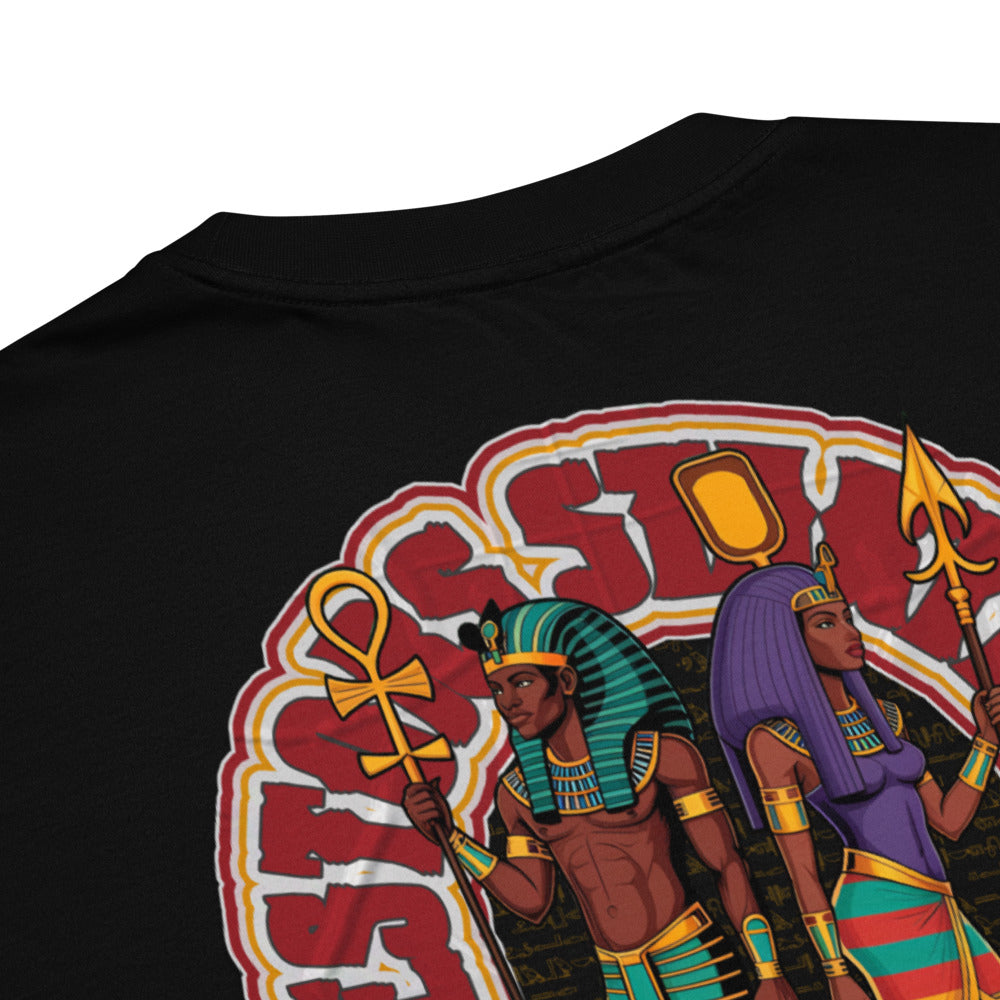 Global Kemites - WE LEFT KEMET - Oversized Heavyweight T-shirt