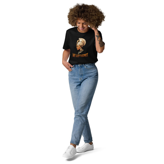 WE LEFT KEMET - Queen Nefertiti Organic Cotton T-shirt