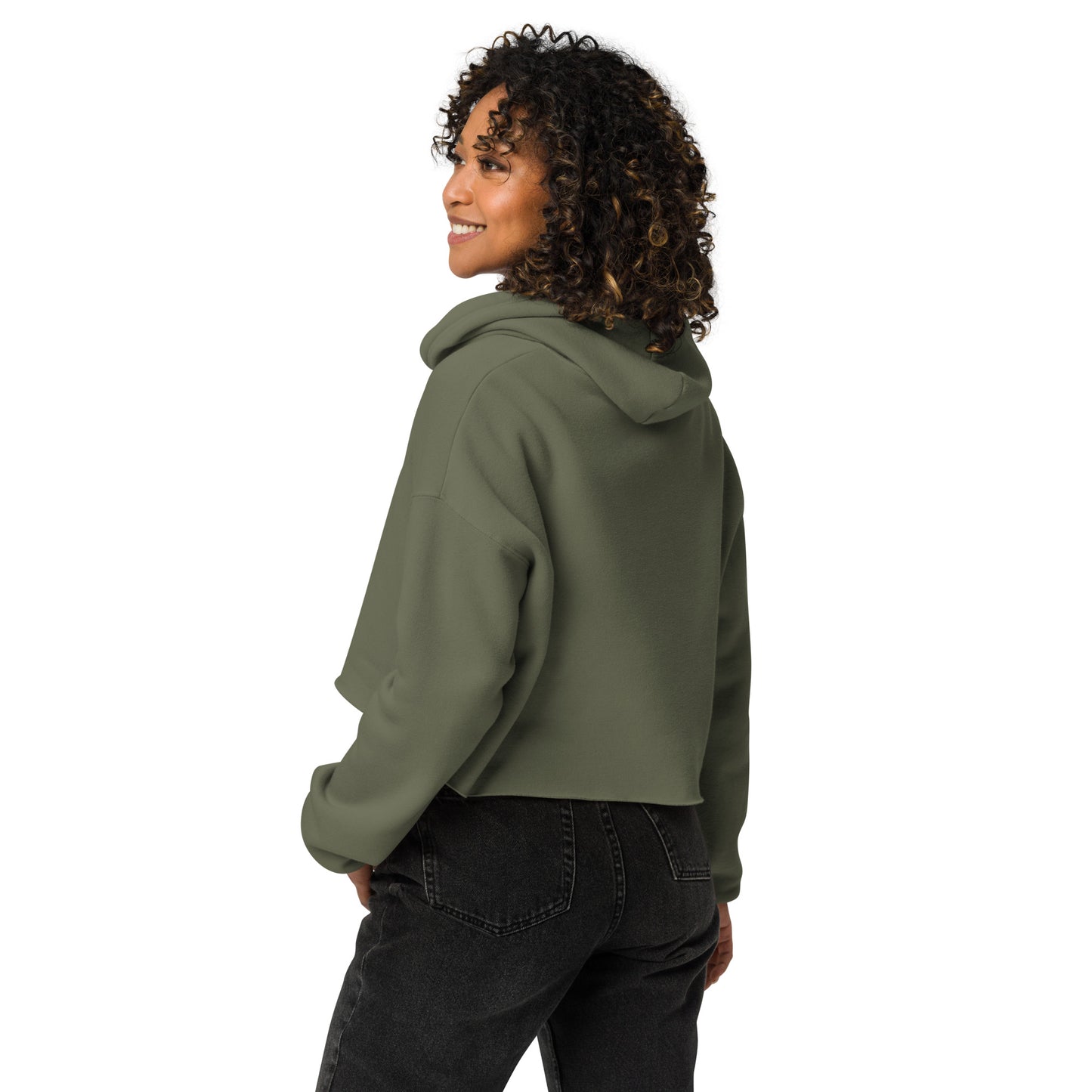 WE LEFT KEMET - Queen Crop Hoodie