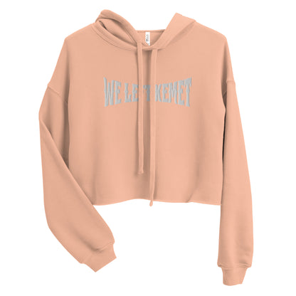 WE LEFT KEMET - Queen Crop Hoodie