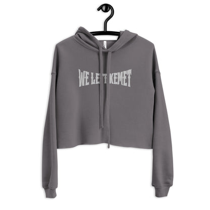 WE LEFT KEMET - Queen Crop Hoodie